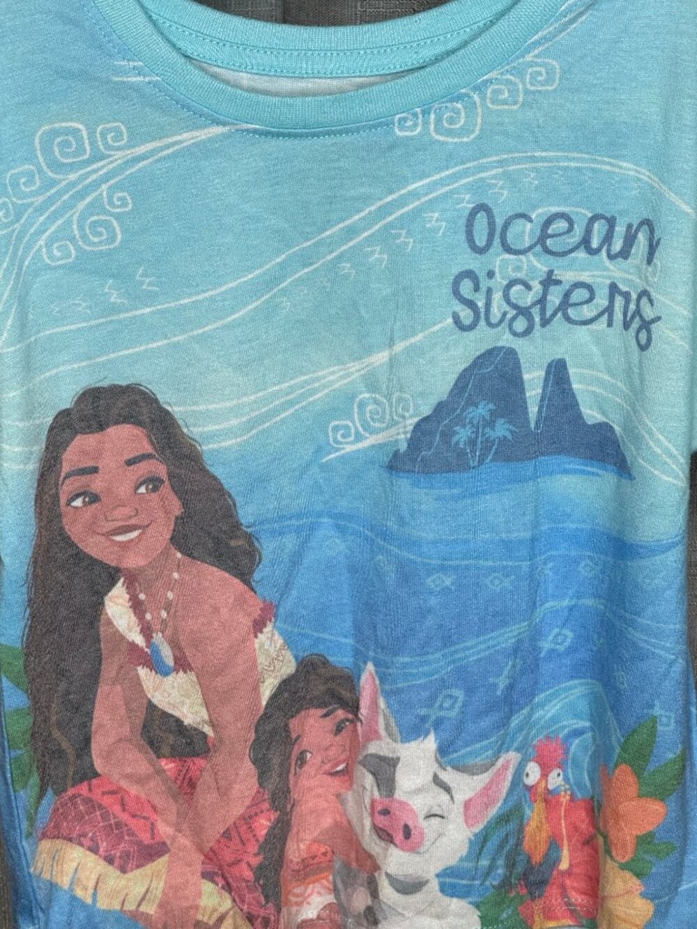 Disney - Moana 2 - Girls - Ocean Sisters - Short Sleeve Shirt - Size 6